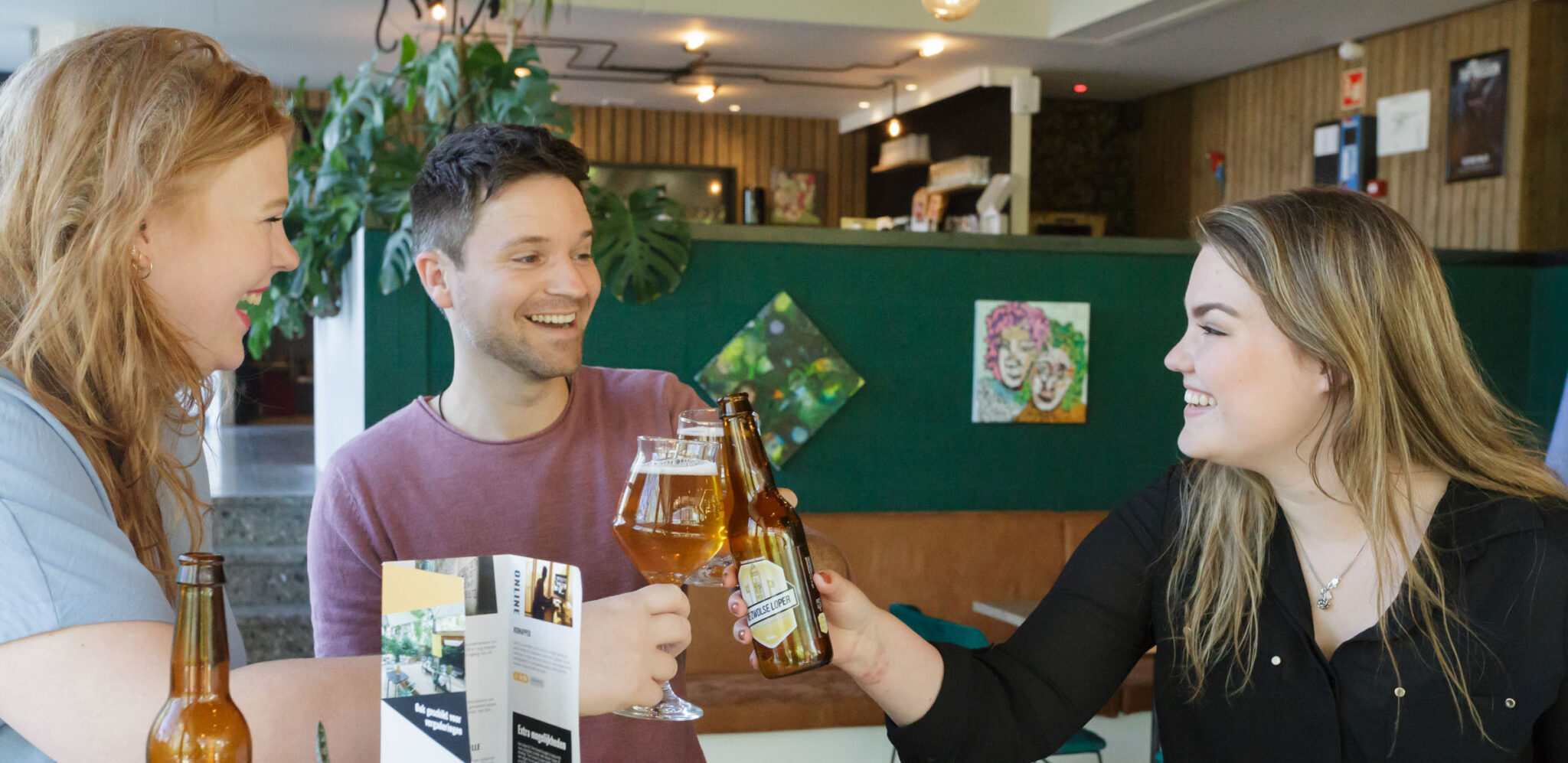 Gezellig escape café van The Great Escape in Zwolle, perfect om na te praten met een drankje.